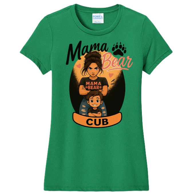 Mama Bear & Cub Women's Shirt, Mother Son