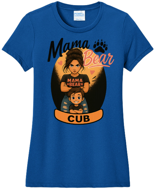 Mama Bear & Cub Women's Shirt, Mother Son