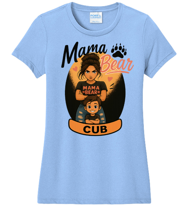 Mama Bear & Cub Women's Shirt, Mother Son